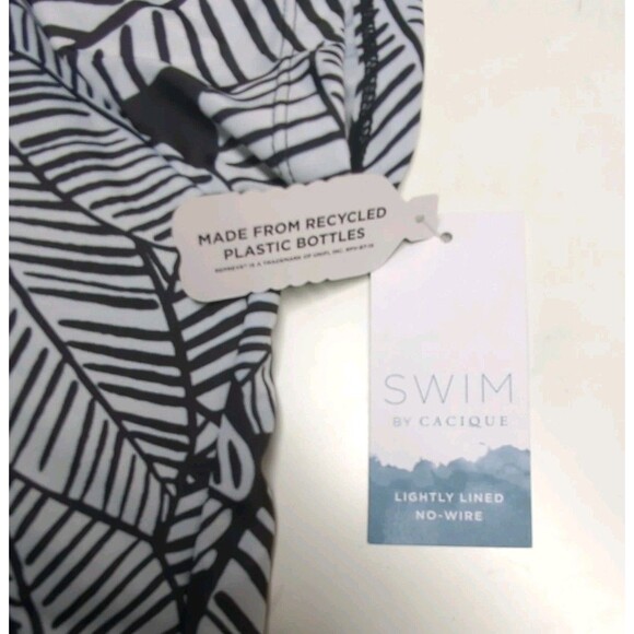 Swim By CACIQUE Active No Wire Lightly Lined Full Coverage One-Piece Swimsuit 18 - Picture 7 of 13